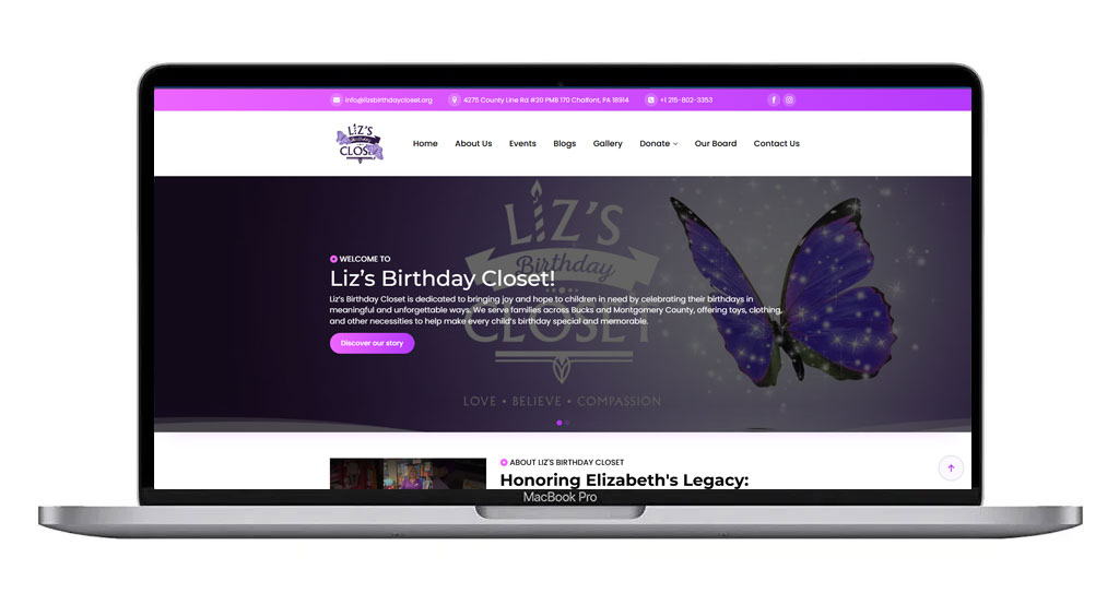 Liz's Birthday Closet